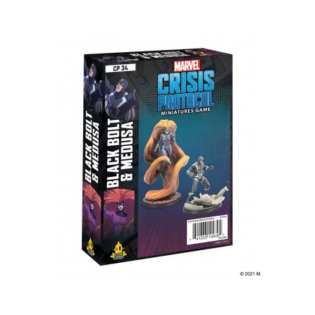 Marvel: Crisis Protocol Miniatures Game: Black Bolt & Medusa