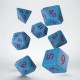 CLASSIC RUNIC BLUE & RED DICE SET