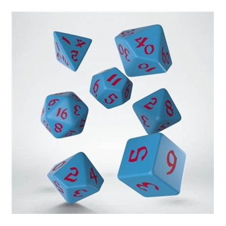 CLASSIC RUNIC BLUE & RED DICE SET