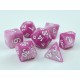 RPG dice set - Brown/Silver