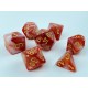 RPG dice set - Pink/Red