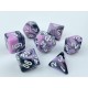 RPG dice set - Brown/Silver