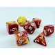 RPG dice set - Brown/Silver