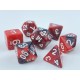 RPG dice set - Red/Black