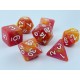 RPG dice set - Pink/Orange
