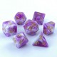 RPG dice set - Lavender/White