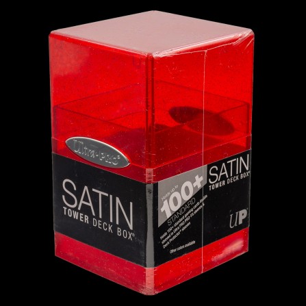 Ultra Pro -  Deck Box +100 Glitter Red - Satin Tower