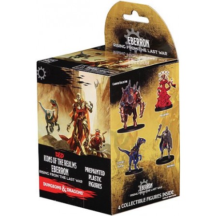 D&D - Fantasy Miniatures Set 14 - Icons of the Realms: Eberron: Rising from the Last War - Booster Pack (4 Figurer)