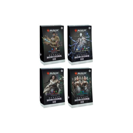 MTG - MODERN HORIZONS 3 COMMANDER DECK DISPLAY (4 DECKS)