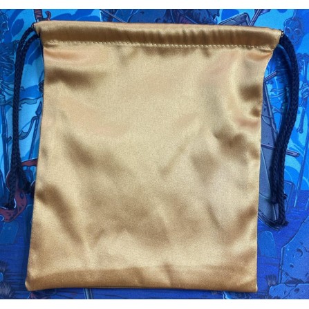 Handmade Dicebag Satin Gold