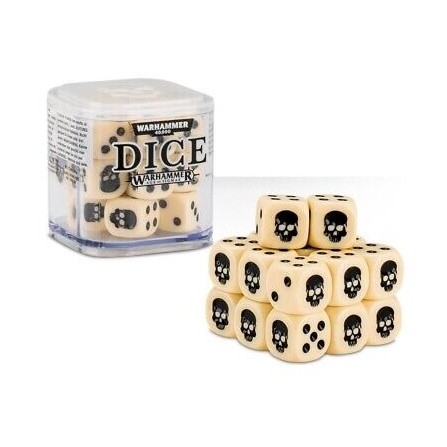 Warhammer : Dice Set - 20 x White