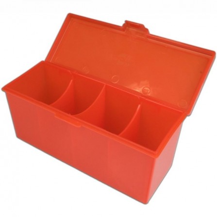 Blackfire : 4 Compartment Storage Box - Red