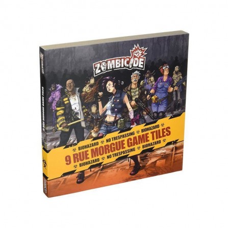 ZOMBICIDE: 9 RUE MORGUE GAME TILES - EN