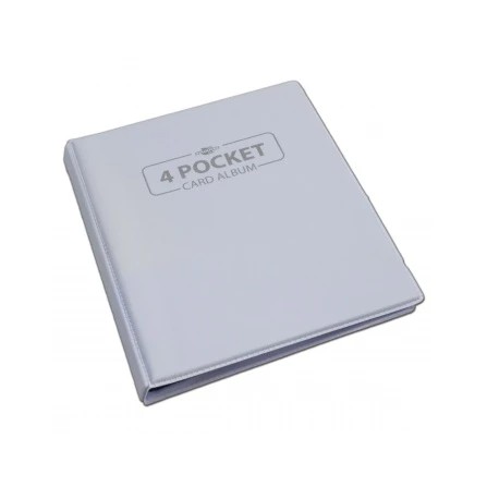 Blackfire : 4 pocket card album - white