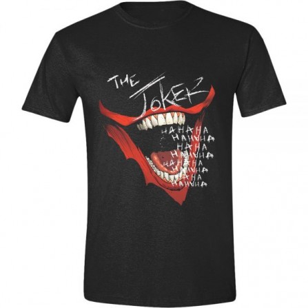 Batman – Joker Lips Men T-Shirt – Black