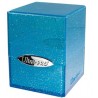 Ultra Pro -  Deck Box +100 Glitter Blue - Satin Cube