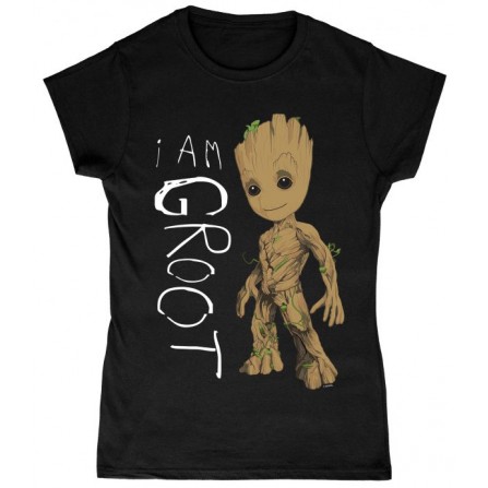 Guardians Of The Galaxy Vol.2 I Am Groot Scribbles Women T-Shirt