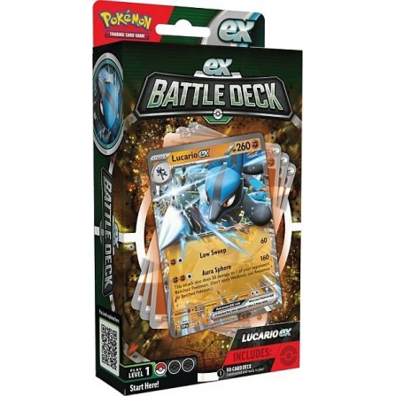 PKM - LUCARIO EX BATTLE DECK DISPLAY