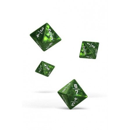 Oakie Doakie Dice D8 Dice 18 mm Goyf Marble - Green