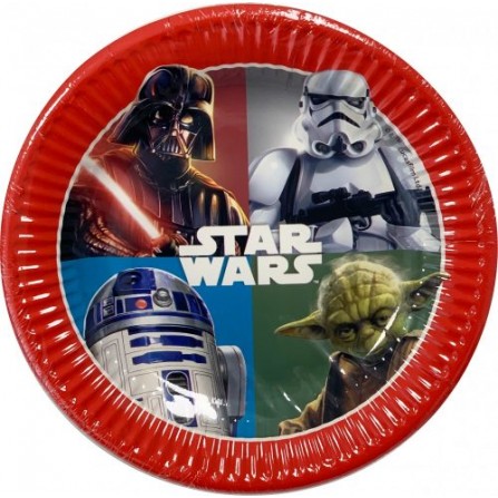 Star Wars Dark Force Paper Plates