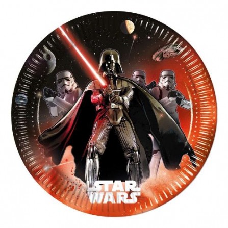 Star Wars Lightsaber Paper Plates