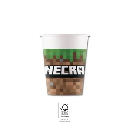 Minecraft Green Paper Cup