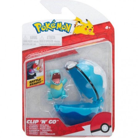 Pokémon – Clip’N’Go Poké Ball Totodile & Dive Ball