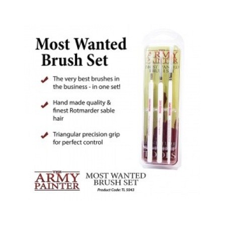 The Army Painter - Most Wanted Brush Set