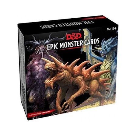 D&D Monster Cards - Epic Monsters (77 cards)