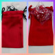 Dice Bag 10x18 Rød